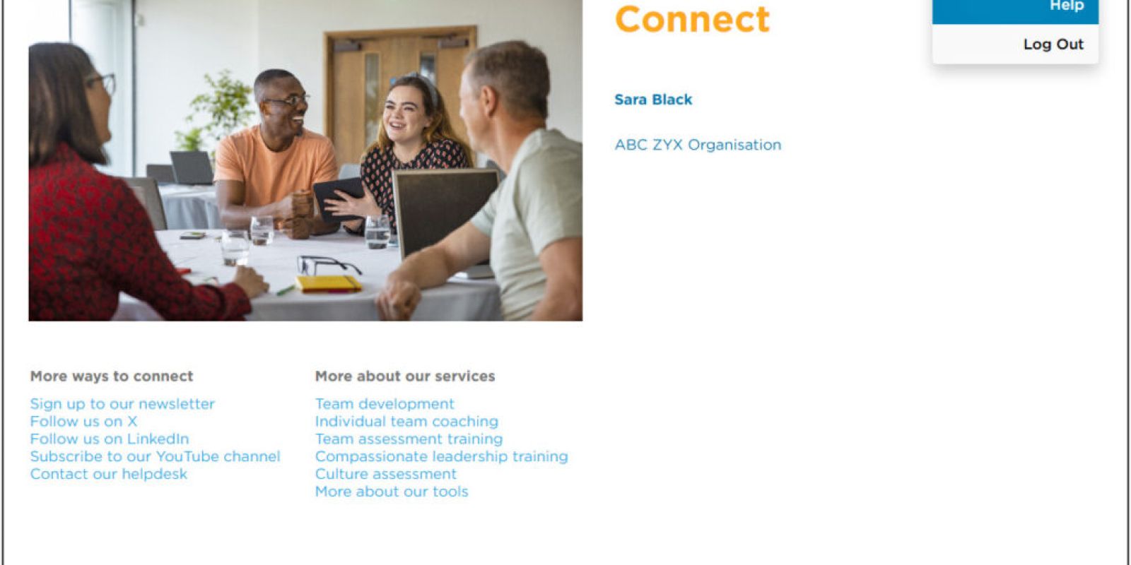 Enhanced user interface for AOD Connect